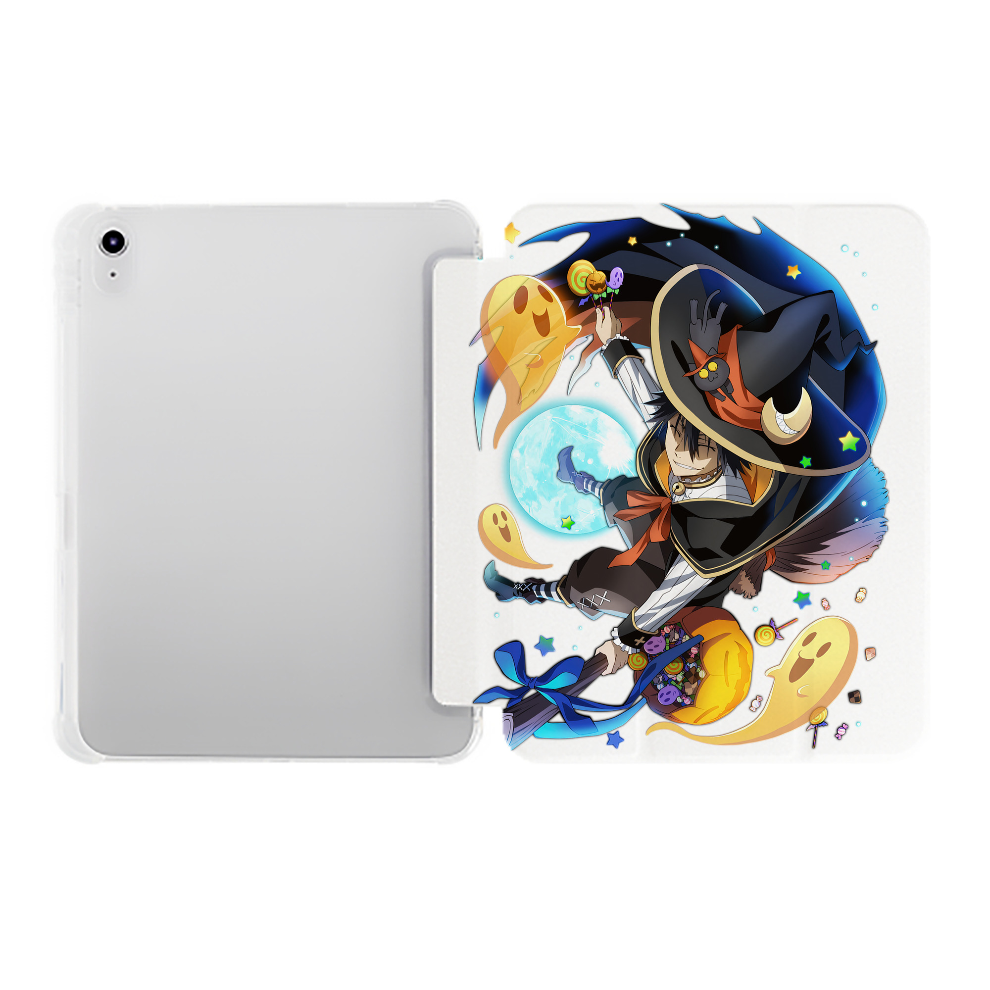 （画像用） 文豪ストレイドッグス Bungo Stray Dogs IPad ケース ペン収納付き 三つ折りスタンド PUレザー×シリコン 対応機種9.5/10.5/10.9インチ